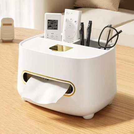 Multifunctional Tissue Box Organizer