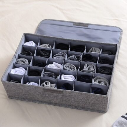 24-Grid Socks & Underwear Organizer